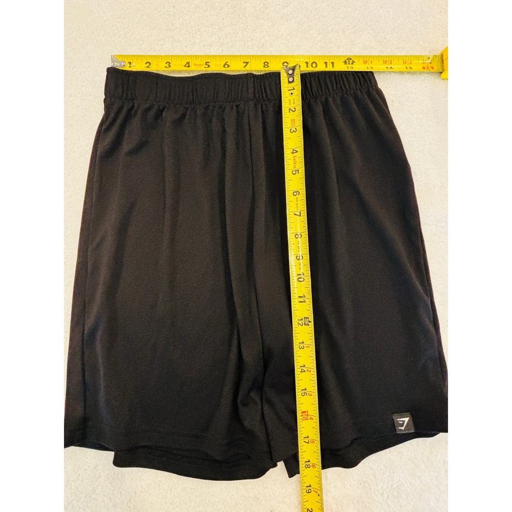 Gymshark Mens Black Athletic Training Gym Shorts Size S Small‎ Logo Workout